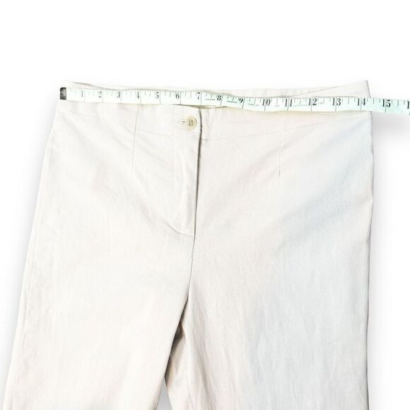 Amina Rubinacci Napoli Women’s Cherie Guya Gray Khaki Capri Size 42 - Fit XS 0-2 - Picture 7 of 12